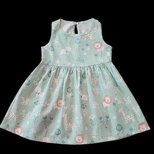 NEW Sweet Sleeveless Lightweight Cotton Summer Dress